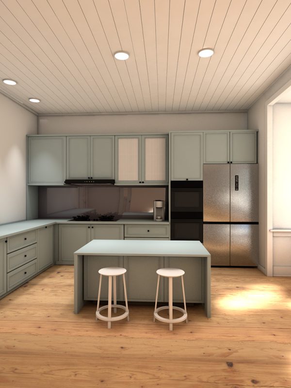 Küche - Visualisierung - Alina Schwieger Design
