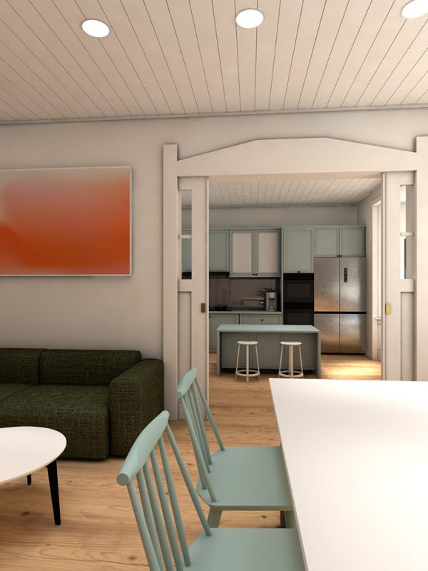 Wohnzimmer - Visualisierung - Alina Schwieger Design